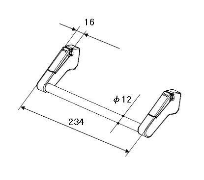 【ゆうパケット】パナソニック Panasonic【JUG30KYE3】タオル掛けハンガーライン取っ手用 パーツショップ
