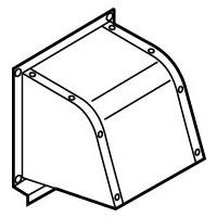 LIXIL リクシル ・サンウェーブ レンジフード 別売部材 WK-25K ウェザーカバー プロペラファンタイプ別売品 プロペラ換気扇用 排気用品 取替 INAX【純正品】