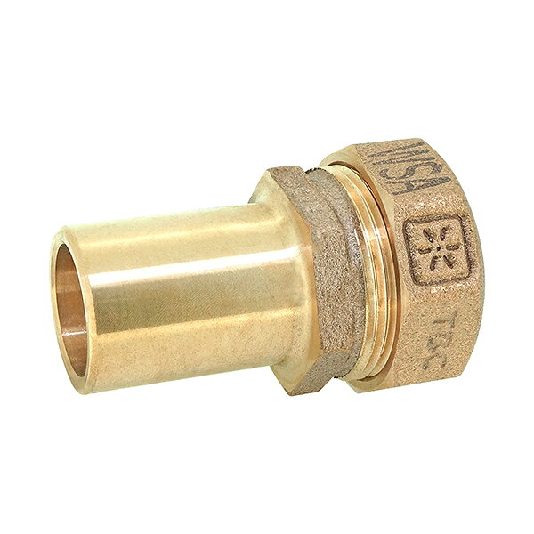 【25 SPJ-CL-1-L】 タブチ TABUCHI 耐震強化型SPジョイント(WSA B 011規格適合品) 銅鉛管用 鉛レス銅合金 SPジョイント 埋設用給水商品 ポリエチレン管用金属継手 商品コード：33500301-25-1