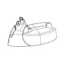 東芝 TOSHIBA 【30020434】 アイロン カセットタンク 本体色:(L)ネイビー用 【純正品】