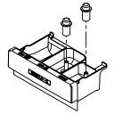 東芝 TOSHIBA 【42042782】 洗濯機 液体洗剤投入ケース 【純正品】