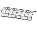 東芝 TOSHIBA 【43080698】 エアコン エアフィルター 2枚入り 【純正品】