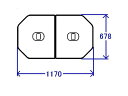 TOTO 軽量把手付組み合わせ式ふろふた (外寸:1170×678mm) PCF1220R #NW1 pcf1220r nw1【純正品】