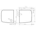TOTO パーツ 【AFKKS81081KSAA21W】 KG165フラットラクかる2枚 - 【純正品】