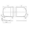 【EKKS3JKAA22W】TOTO トイレ・キッチン・浴室・洗面所 風呂ふた 1300FC用2枚蓋セット 部品 1300FC用2枚蓋セット TOTO トイレ・...