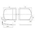 【EKKS6JKAA22W】TOTO トイレ・キッチン・浴室・洗面所 風呂ふた 1600FC用2枚蓋セット 部品 1600FC用2枚蓋セット TOTO トイレ・...