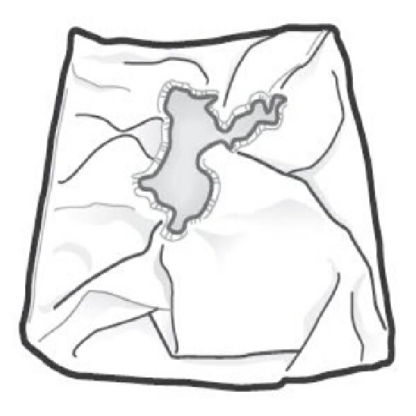 TOTO パーツ 【WN74061】 籐かご用布カバー 化粧台・排水口周り 【純正品】