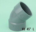 【ゆうパケット】VU継手 (排水継手) 45lL (エルボ) 65 VU-45L-65 東栄管機【純正品】