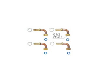 TWH4-SL 風呂追い炊き配管用ホース (ツイン) 1/2ホース部品セット (L) 単品ロット:1セット 東洋アルチタイト 【純正品】