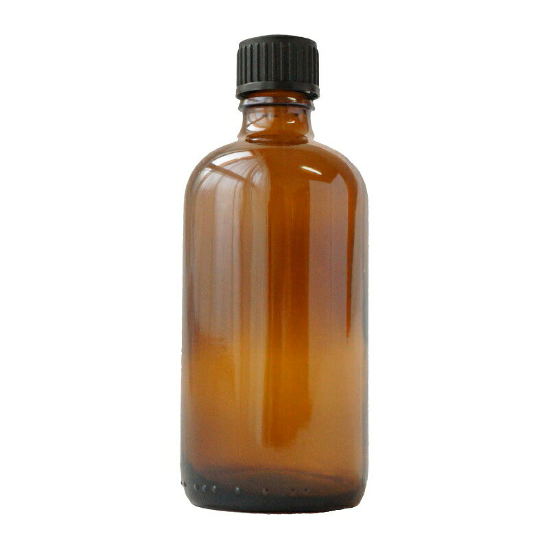 茶色遮光瓶 100ml (ドロッパー付) [精油・アロマ・クラフト]【公式】アロマ専門店 カリス成城｜エッセンシャルオイル 茶色遮光びん 茶色遮光ビン