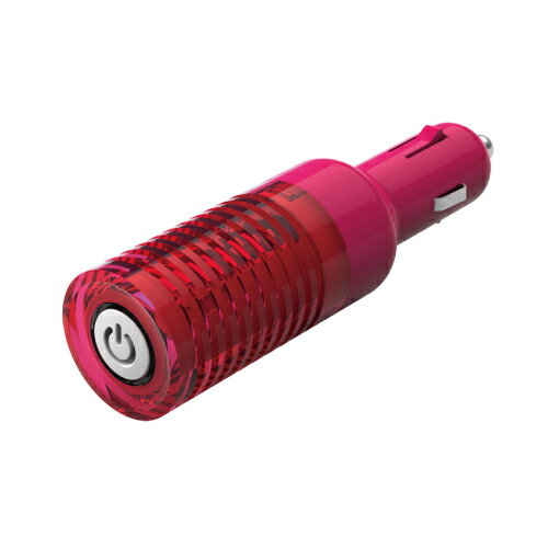 ドライブスティックアロマ ピンク 【カリス成城】車用芳香器　カーアロマ　シガーソケット差し込み式