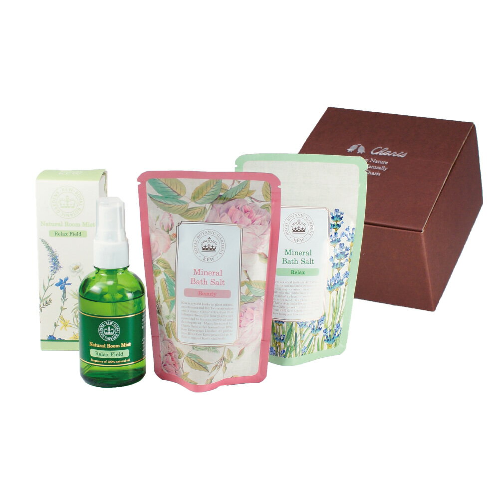 樂天商城 - KEW リラックスセット 【ルームミスト1種・バスソルト2種】 KEW植物園 キュー植物園 イギリス ギフト ルームミスト ルームミスト アロマ アロマ専門店 カリス成城 ギフトセット