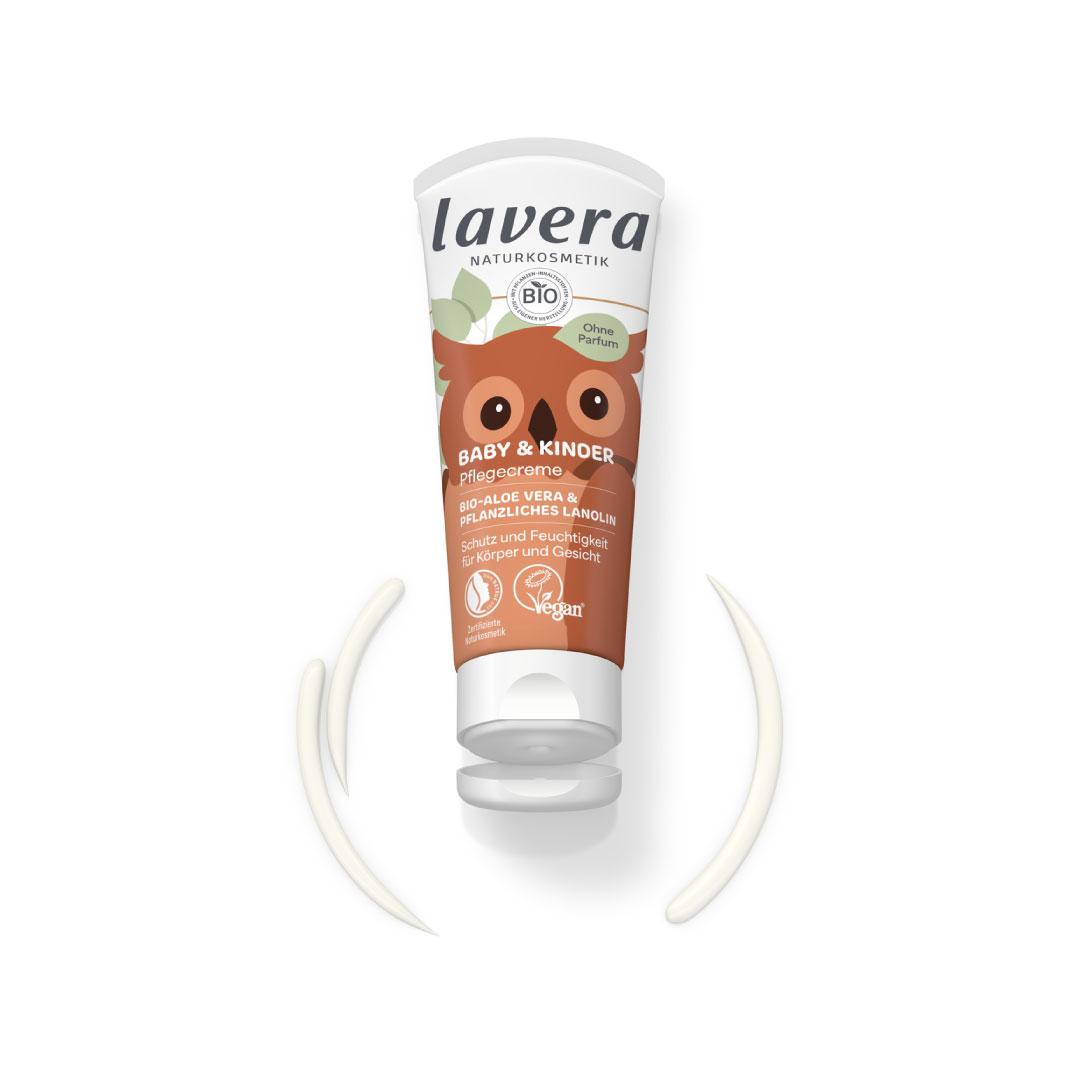 ベビー＆キッズ フェイス＆ボディクリーム 75ml [ラヴェーラ] lavera NATRUE認証自...