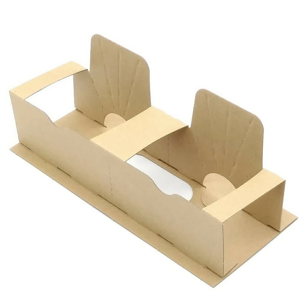 カフェスイーツ K-CF-54 500枚 テイクアウト　デリバリー イベント　サンドイッチ　ハンバーガー　ファーストフード　紙容器　シンプル　お持ち帰り　クラフト　熱に強い