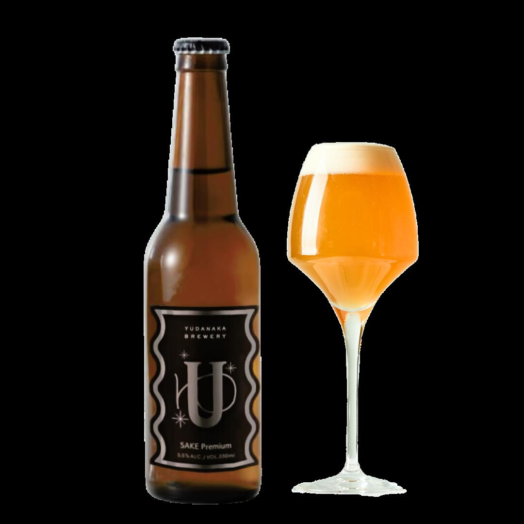 クラフトビール【シャンパンエール&SAKEプレミアム】330ml 6本入り 湯田中 シャンパン酵母 乾杯 パーティー Brewing ブリュワリー 地ビール 個性派 プレミアムビール