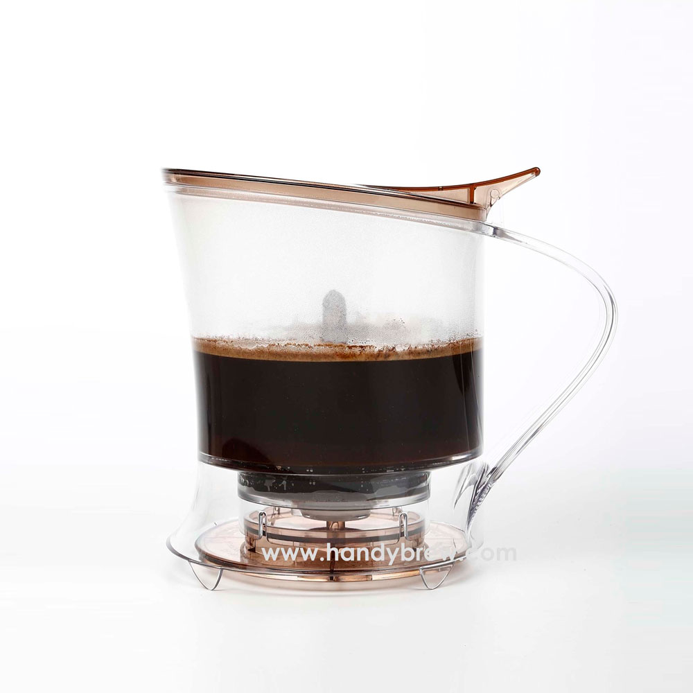 Rakuten - 【楽天スーパーセール】【コーヒードリッパー HANDY BREW サイズXL】水出し専用 コールドブリュー 珈琲 XLサイズ 約1ℓ クリア ステンレスメッシュフィルター 簡単 ホームユース ワンハンド