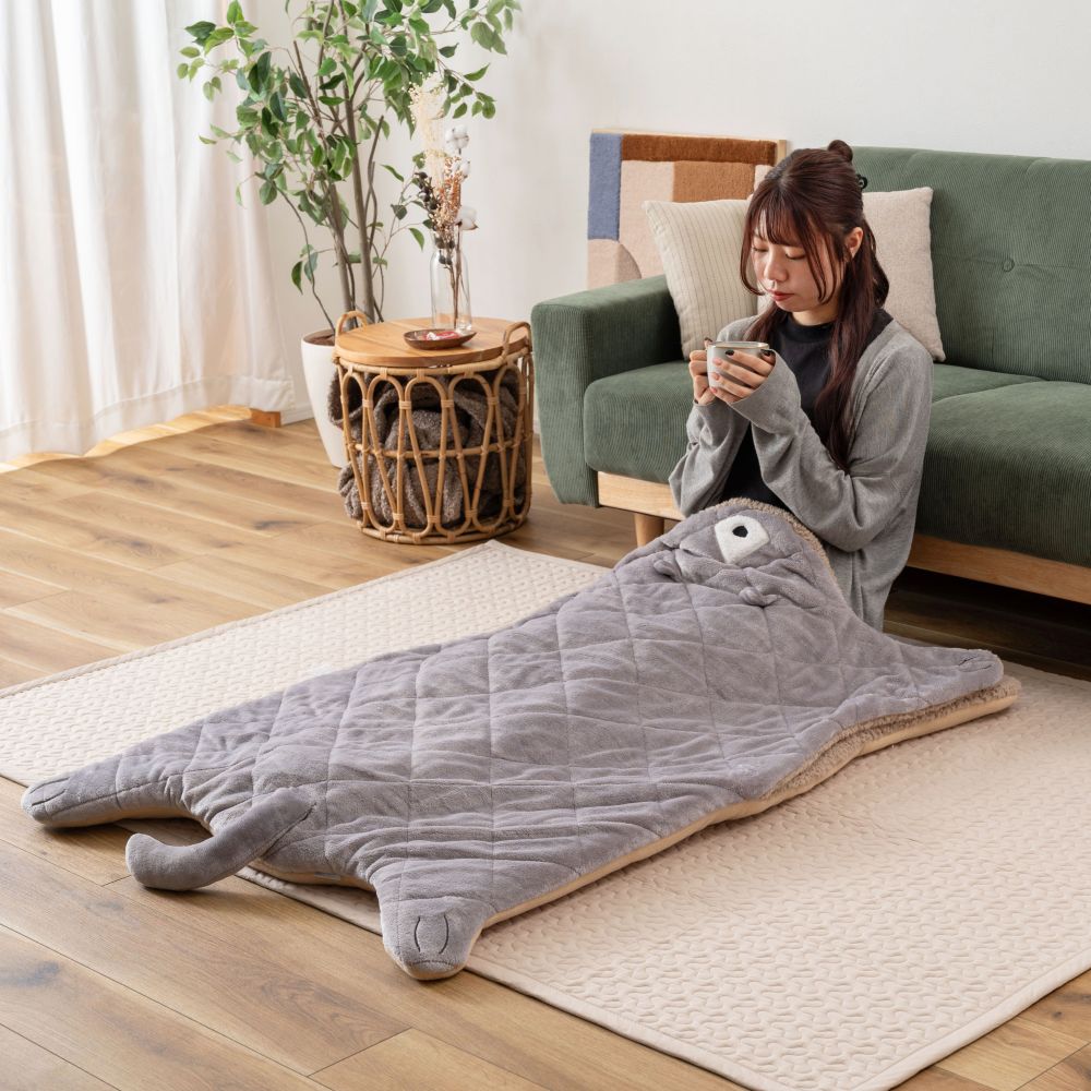 アニマルサンドクッション CAT ネコ 猫 あったかい 冬用 動物 柔らかい 暖かい ボア 癒し ブランケット 90×120 癒しグッズ ギフト プレゼント 記念日 誕生日 クリスマス 女子 東谷 [2]