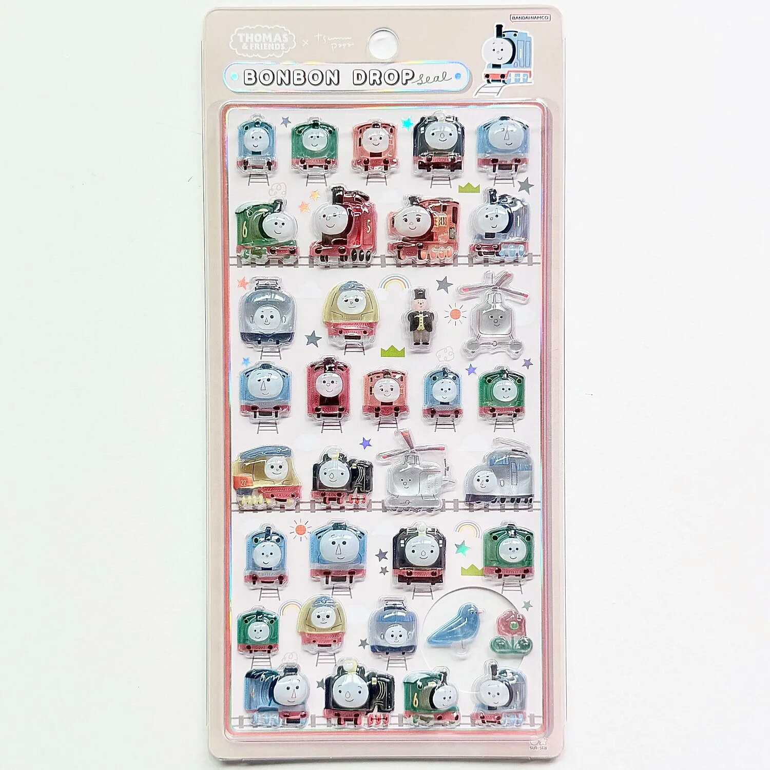 【正規品】※お一人様一枚まで ボンボンドロップシール　きかんしゃトーマス　なかまたち