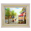油彩画　コリン・コックス 「パリの風景」 F6号 真筆 額付き 新品 油絵 風景画 BKS-IOP-61394