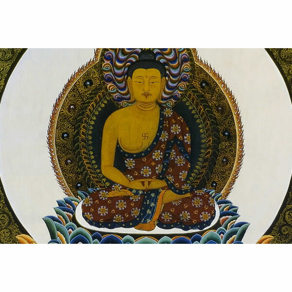仏画 ポスター額 「阿弥陀如来」 複製画 額付...の紹介画像2