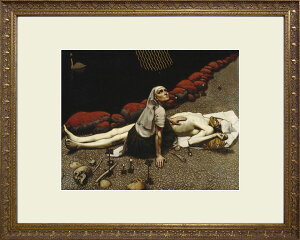 ☆ アクセリ・ガッレン=カッレラ 「レミンカイネンの母」 アート紙にジクレー 複製画 額入り 絵画 洋画 神話叙事詩カレワラ アテネウム美術館(フィンランド)所蔵 S
