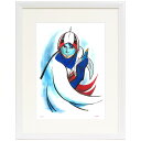 額装版画 「ガッチャマンバードラン」 吉田すずか タツノコプロ/監修 ジークレー版画 ジクレー 額入り 昭和のテレビアニメ 1972年TV放映 父の日 母の日 ...