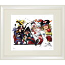 額装版画 「タイムボカンシリーズ ヤッターマン 2(ヨコ) 」 タツノコプロ/監修 ジークレー版画 ジクレー 額入り 昭和のテレビアニメ 1977年TV放映 父...