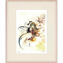 額装版画 「昆虫物語みなしごハッチ 1」 タツノコプロ/監修 みつばちハッチ 冒険ファンタジー ジークレー版画 ジクレー 額入り 昭和のテレビアニメ 1970年...