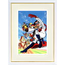 額装版画 「タイムボカンシリーズ ヤッターマン7 (特大)」 タツノコプロ/監修 ジークレー版画 ジクレー 額入り 昭和のテレビアニメ 1977年TV放映 父の...
