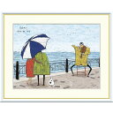 橋北太郎 「雨上がりの演奏」 F8号(額外寸61x49cm) 高精彩工芸画 額付き 複製画 人物画 楽器演奏 バイオリン 野外 おしゃれ