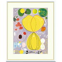 ヒルマ・アフ・クリント 「The Ten Largest, No.7, Adulthood」 F8号/F6号/F4号 高精彩工芸画 額付き 複製画 抽象絵画 ス...