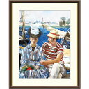 マネ 「アルジャントゥイユ」 F4号/F6号 高精彩工芸画+手彩入り 額付き 複製画 作品 絵画 美術品 アート 19世紀フランスの画家 印象派 洋画