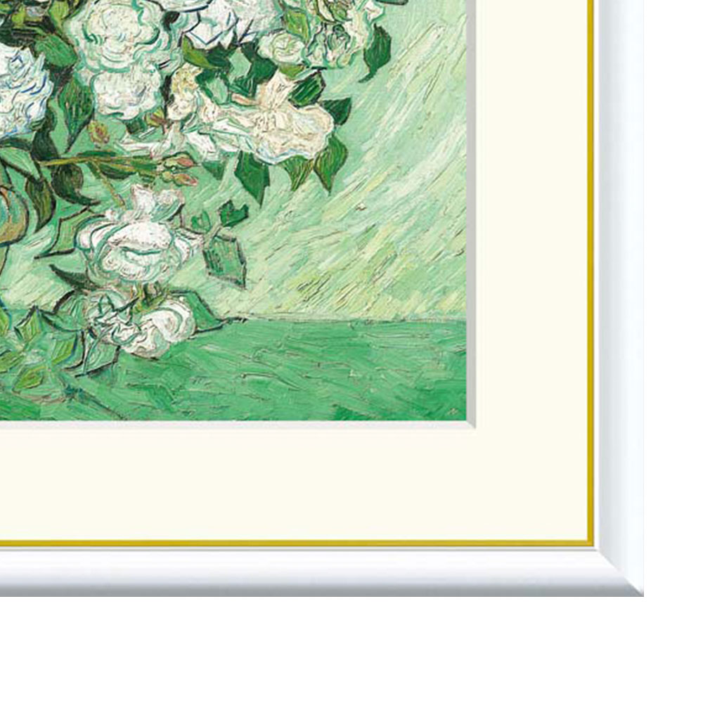 ゴッホ 「薔薇」 F4号/F6号 高精彩工芸画...の紹介画像2