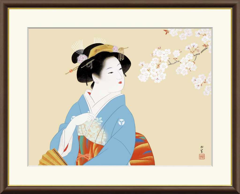 楽天市場】美人画 額入りの通販