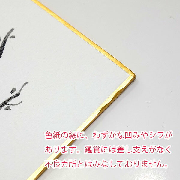 開運色紙　松本祥次 「酉」 日本画　真筆　肉筆画　手描き　動物画　縁起画　神の使い　運をとり込む　にわとり　開運　酉年の方のお守りに　新年のお飾りに 3