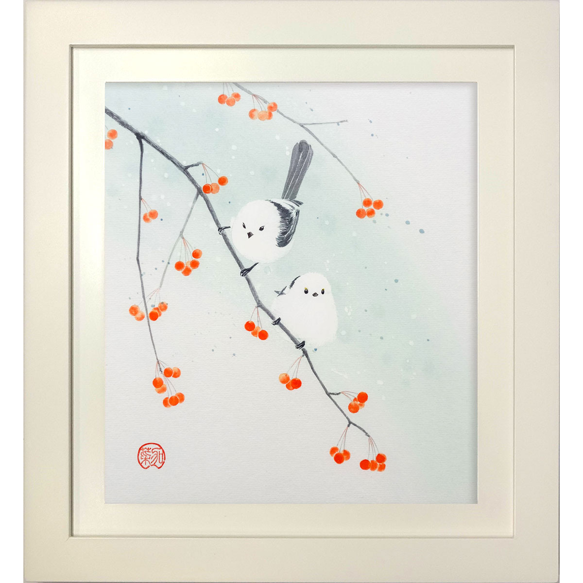 楽天市場】日本画 色紙 冬の通販