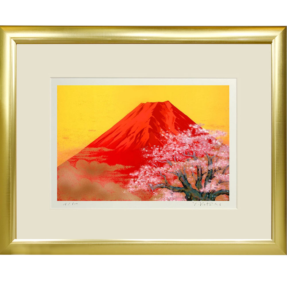 楽天市場】額装 赤富士の通販