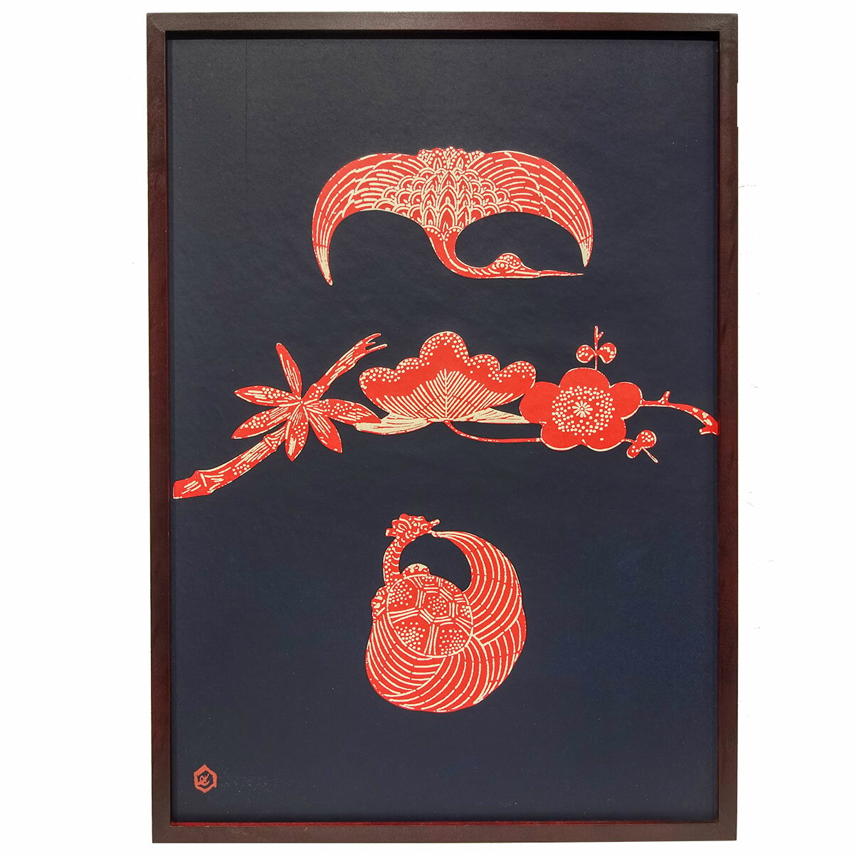 楽天市場】鶴 亀 額（アート・美術品・骨董品・民芸品｜ホビー）の通販