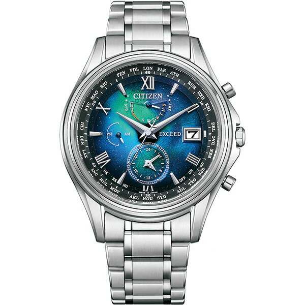 シチズン エクシード 腕時計（メンズ） CITIZEN EXCEED シチズン エクシード AT9130-77L 電波時計 ダブルダイレクトフライト UNITE with BLUEメンズ腕時計 国内正規品