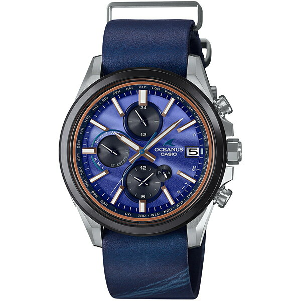 CASIO OCEANUS カシオ オシアナス OCW-T4000ALE-2AJRCLASSICLINE JapanIndigo〜藍〜 メンズ 本革バンド メンズ 腕時計 国内正規品