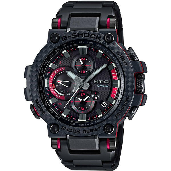 CASIO G-SHOCK カシオ ジーショック MTG-B1000XBD-1AJF メンズ腕時計 MT-G Carbon Bezel Bluetooth搭載 電波ソーラー レイヤーコンポジットバンドモデル 国内正規品