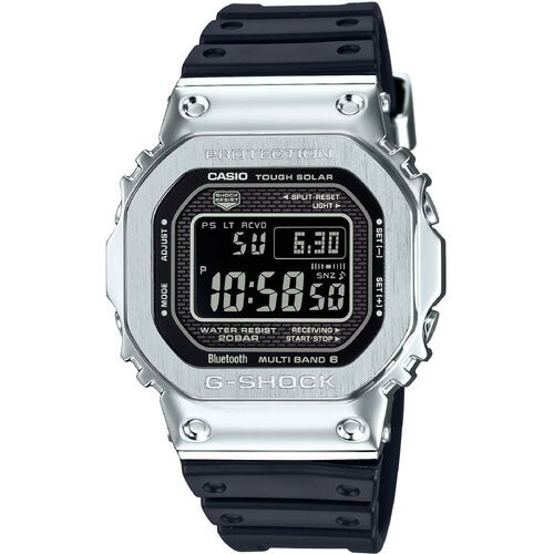 CASIO G-SHOCK カシオ ジーショック GMW-B5000-1JF メンズ腕時計 フルメタルケース Bluetooth対応 プラバンド 電波ソーラー腕時計 国内正規品