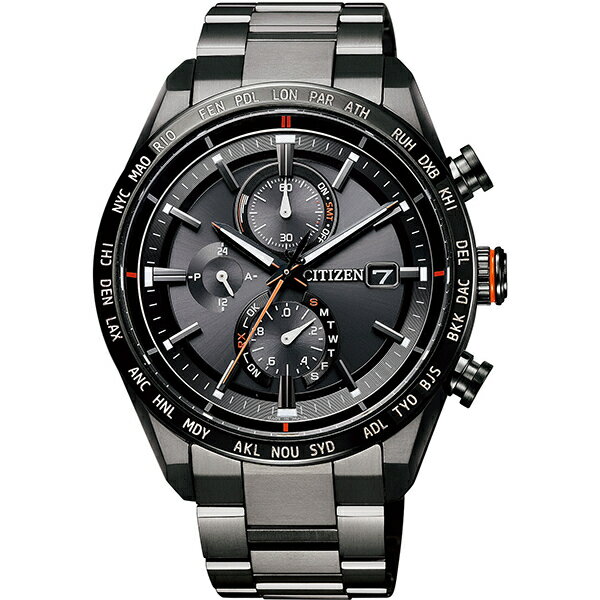 CITIZEN ATTESA シチズン アテッサ AT8185-62E エコ・ドライブ電波時計 ダイレクトフライト ACT Line アクトライン Black Titanium Series ブラックチタンシリーズ メンズ腕時計 国内正規品