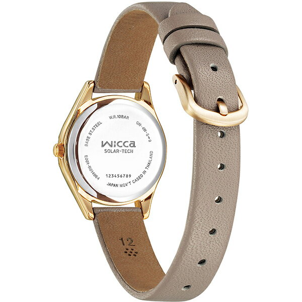 ココクロス楽天市場店のCITIZEN wicca シチズン ウィッカ KH3-525-90 ソーラーテック デイ＆デイト レディース腕時計 国内正規品｜アングル3