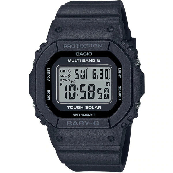 CASIO Baby-G カシオ ベビージー BGD-5650-1JF スクエアデザイン採用 電波ソーラーモデル レディース腕時計 国内正規品 1