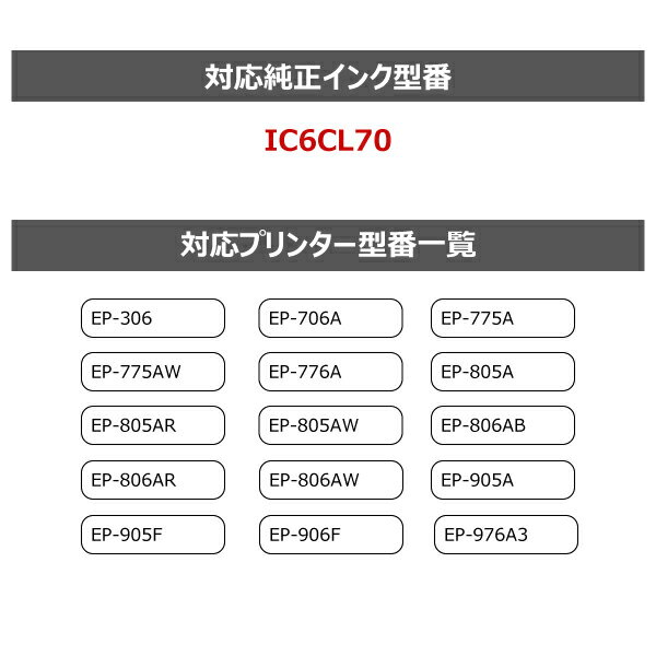 エプソン IC6CL70L(さくらんぼ) 対応...の紹介画像2