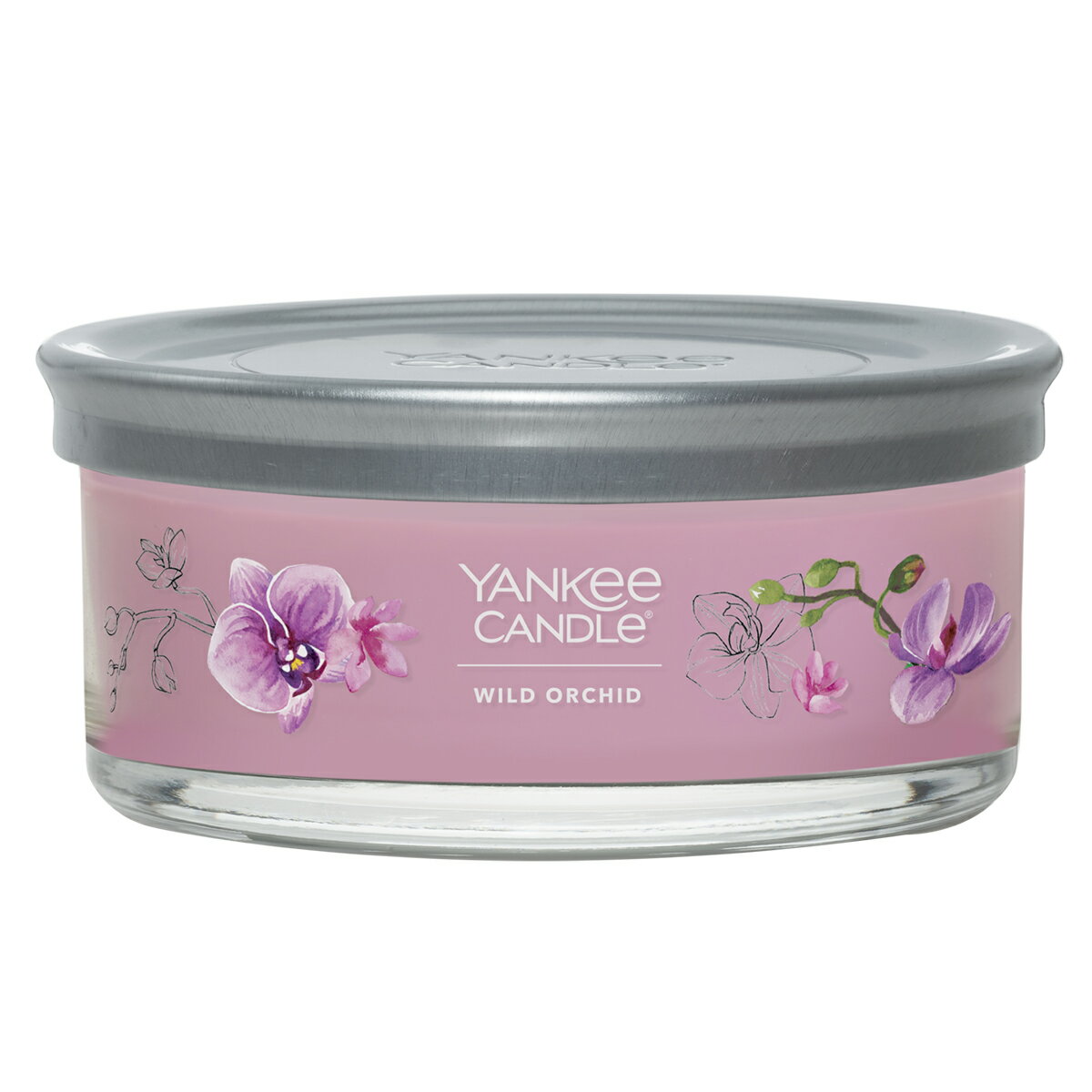 ヤンキーキャンドル YCシグネチャータンブラー5ウィック（5本芯）388ワイルドオーキッドYANKEE CANDLE/ヤンキーキャンドルYK011-05-388アロマキャンドル ルームフレグランス マンダリン ベルガモット ジャスミン ムスク サンダルウッド ホワイトアンバー プレゼント