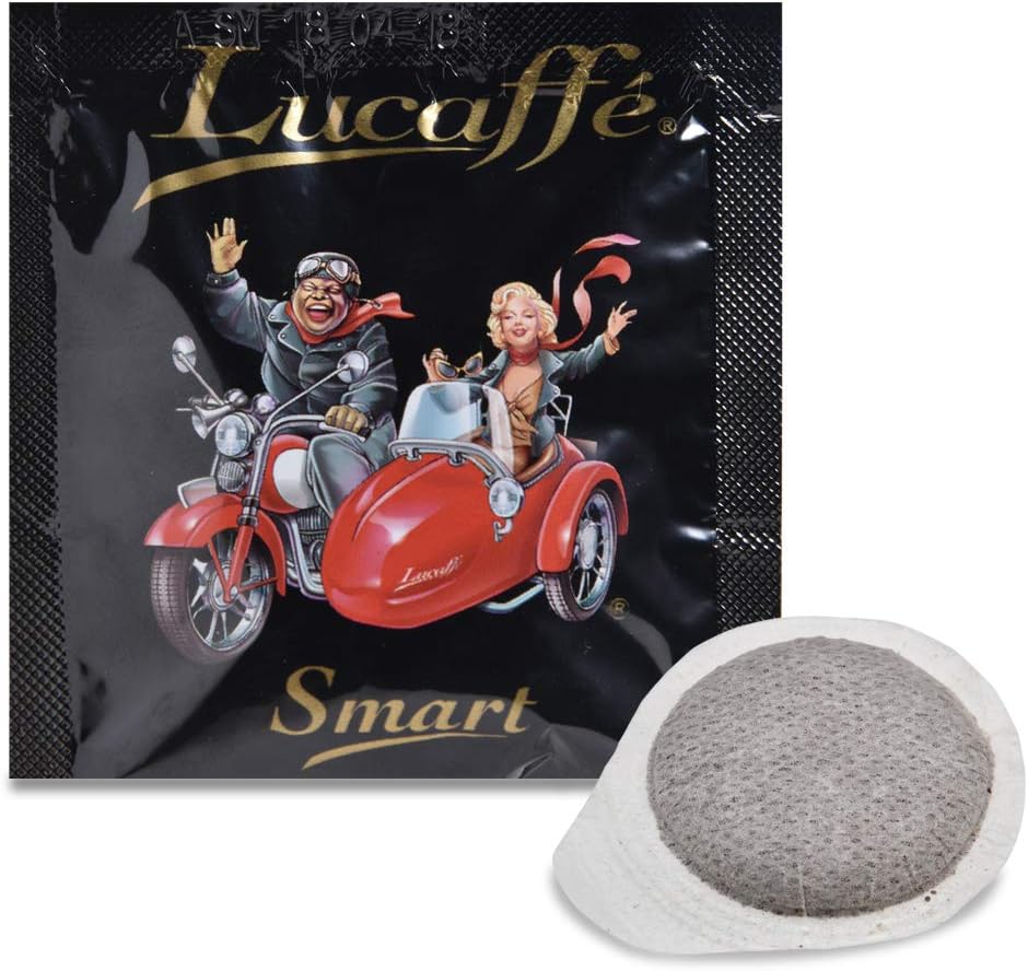 COCOde ShopのLucaffe（ルカフェ）35mmカフェポッド 100%アラビカ【20杯入】arabica_20Made in Italyレストラン カフェ 家庭用 コンパクト エスプレッソ 簡易抽出 高品質 アラビカ種100% 個包装 コーヒー豆｜アングル2