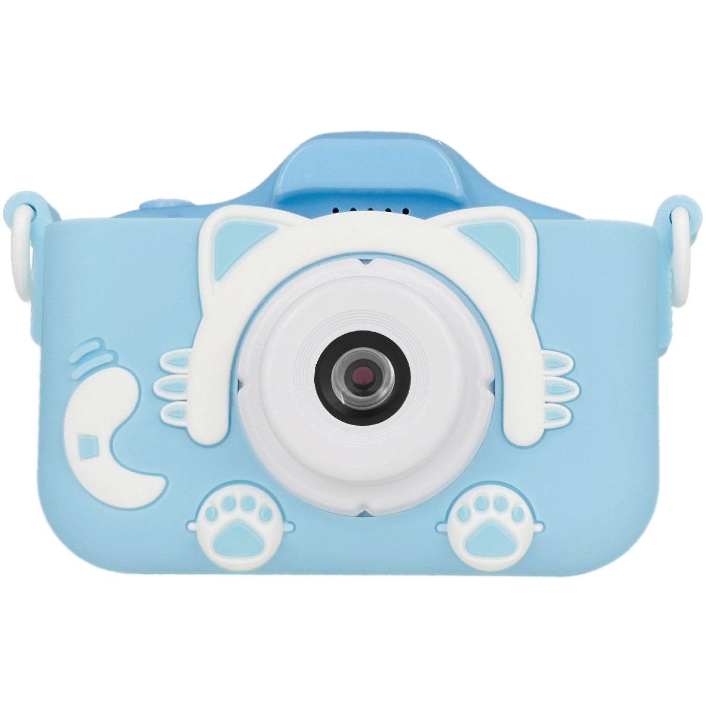 携帯電話・おもちゃスマホ 写真や動画、ゲームもできる キッズカメラTK-Z01BL ブルーBlueMakeシリコンカバー ストラップ 子供用カメラ 安全 おもちゃカメラ バッテリー内蔵 デジタルズーム 動画撮影 タイマー