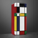 (日本正規販売店)【配送・設置費込】SMEG 冷蔵庫 270L(ワンドア・右開き)プレミアムカラー【Multicolor/マルチカラー】FAB28RDMC5JPスメッグ レトロ おしゃれ家電 イタリアブランド ポイント10倍